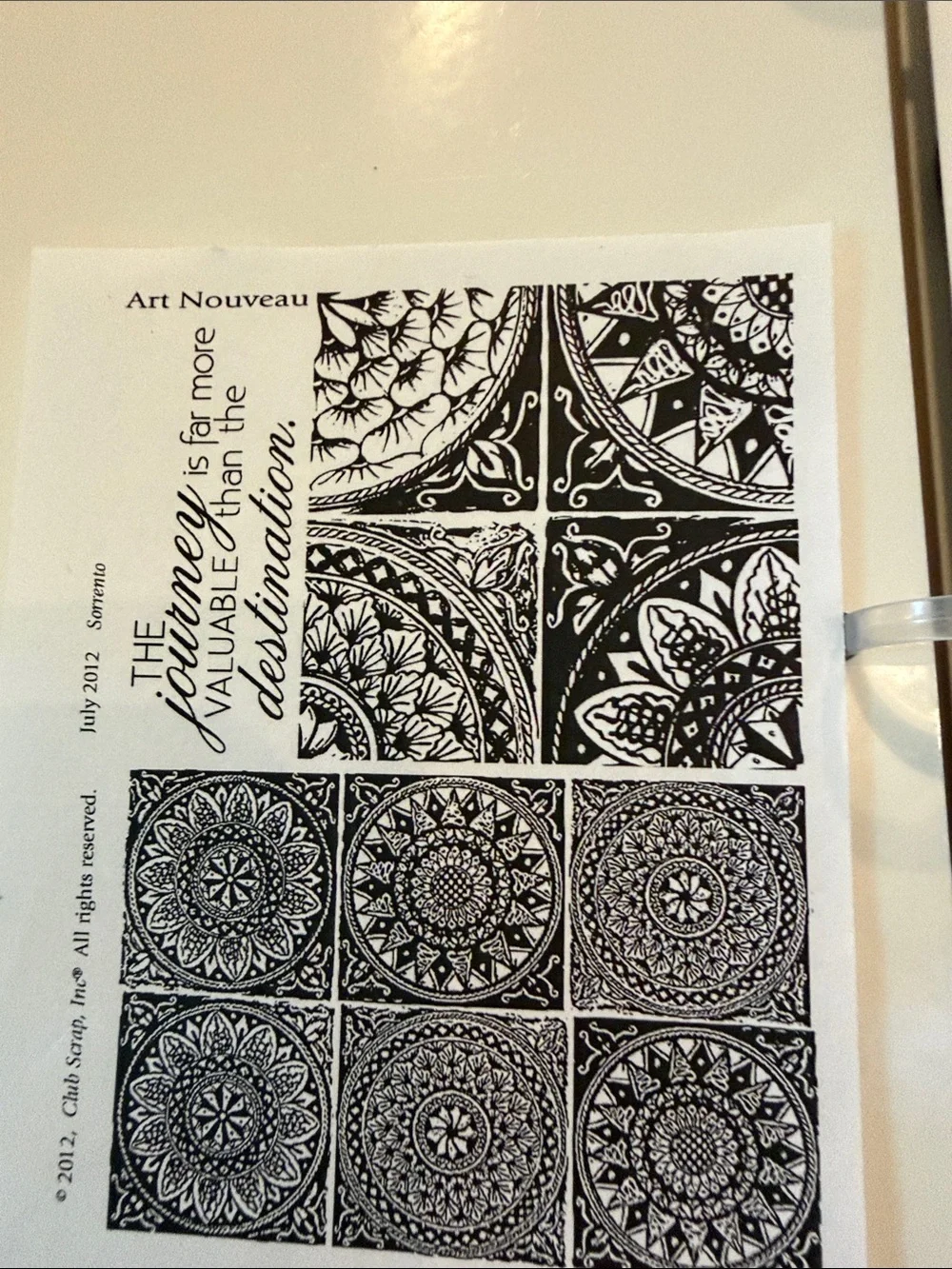 Club scrap assorted medallion Rubber Stamp Set Sheets. About 80 new stamps